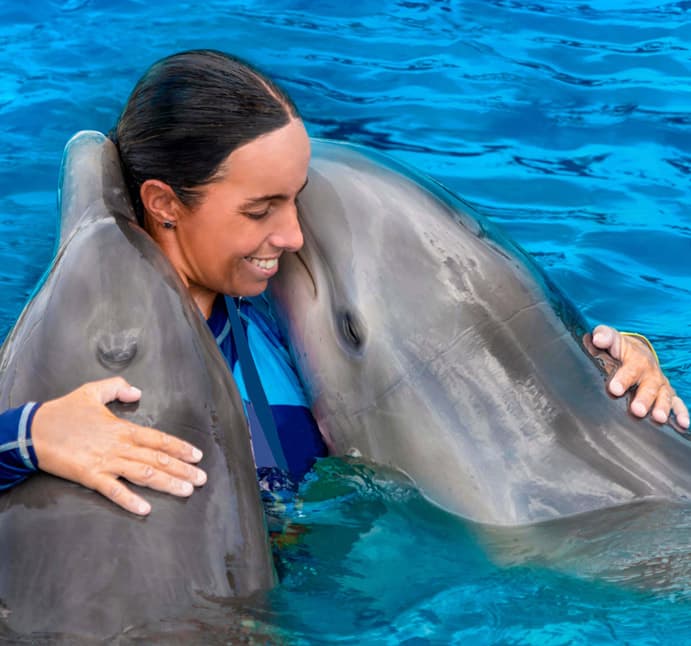 Dolphin Encounter en Isla Mujeres: nado con delfines y playa — 2