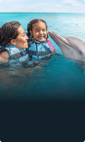 Dolphin Encounter en Isla Mujeres: nado con delfines y playa
