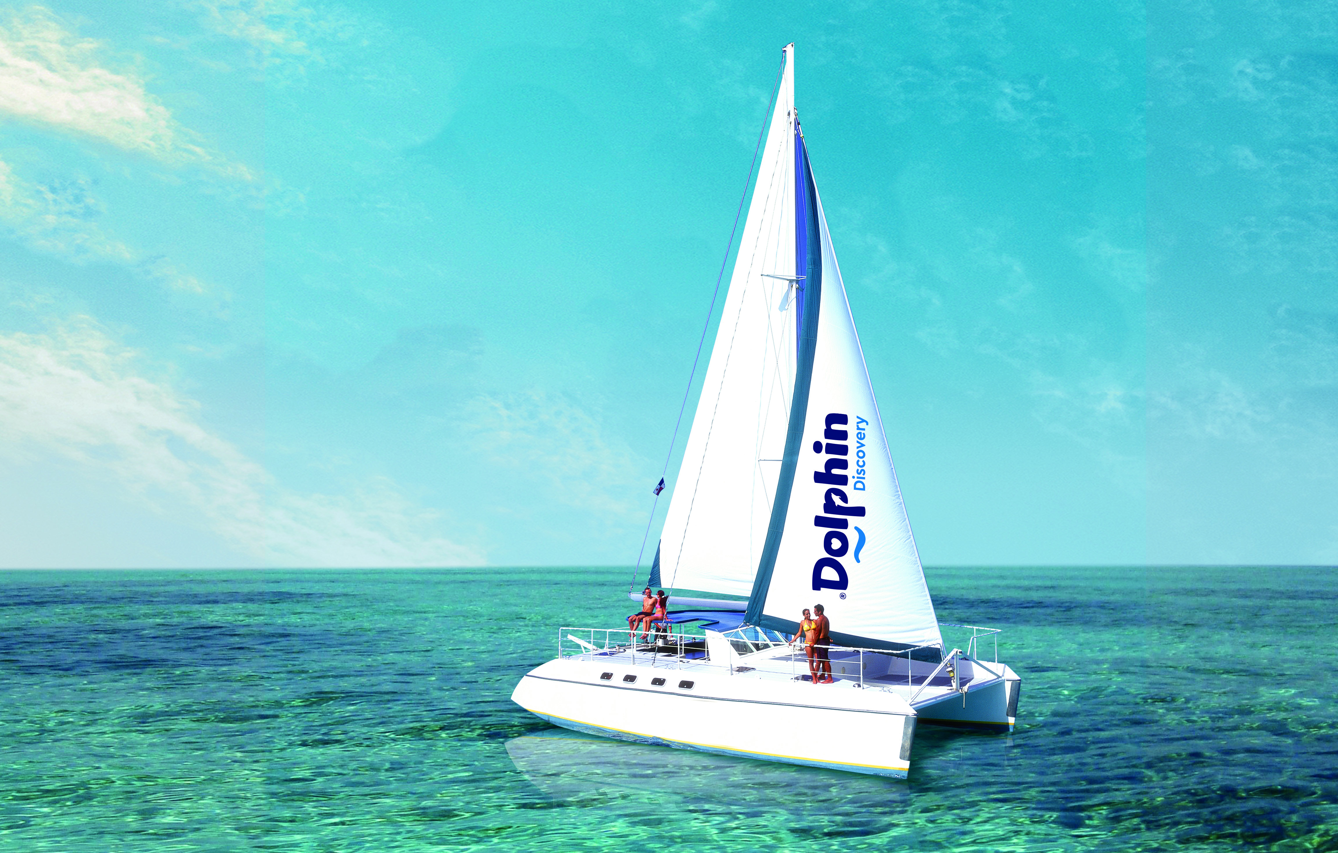 Island Pleasure Catamaran + Dolphin Encounter: Isla Mujeres — 3