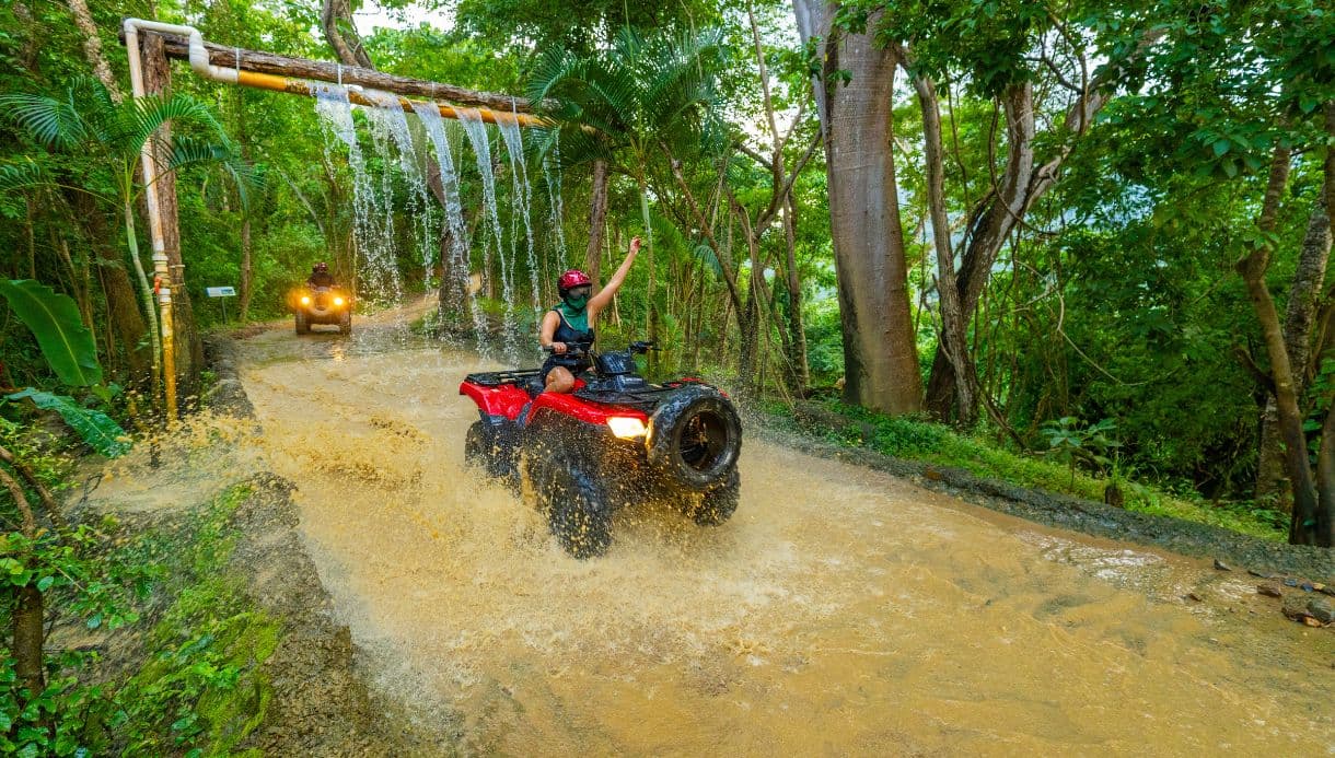 River Park: RZR o ATV, Jorullo Bridge y tirolesas