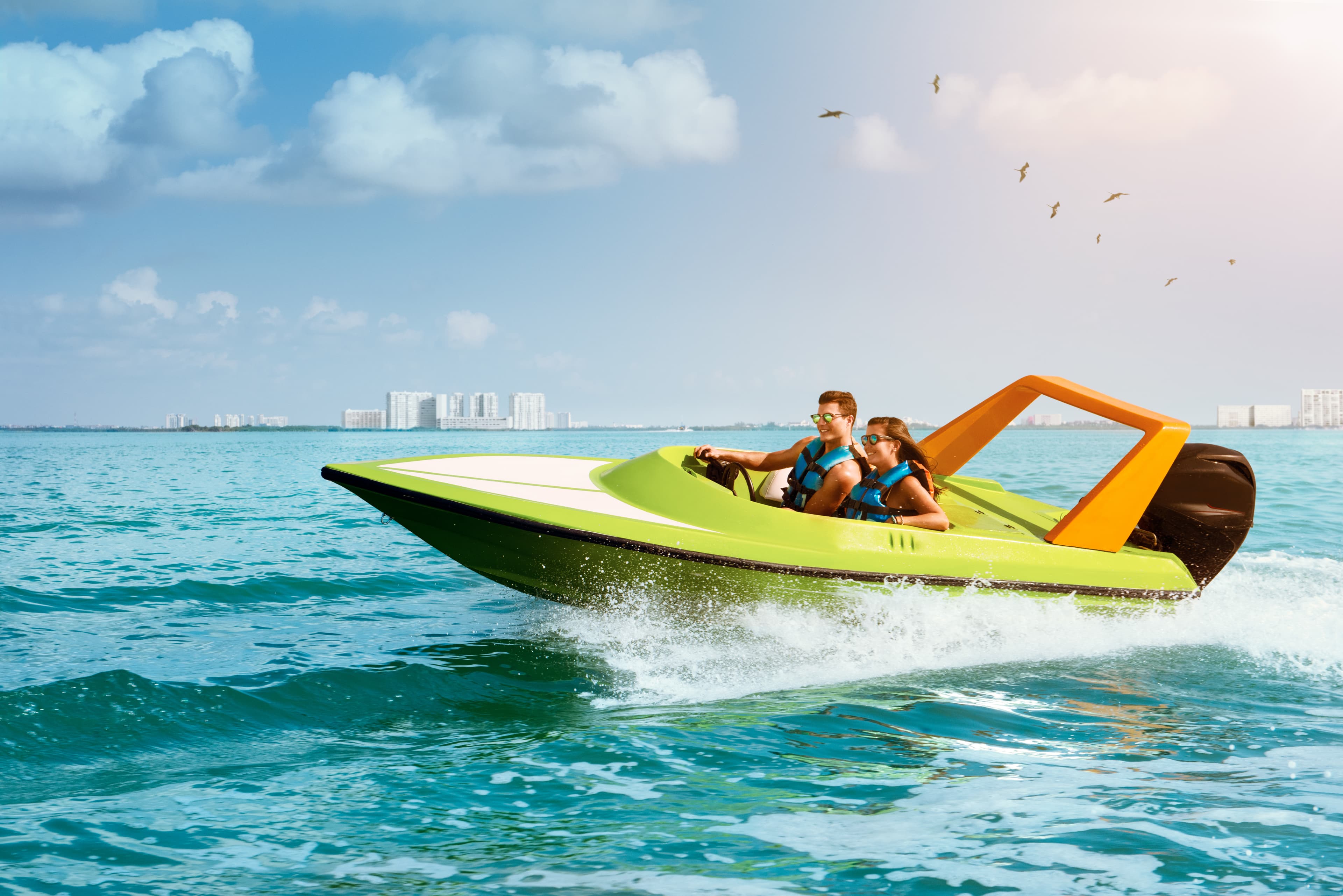 Speed Boat Cancun - Jungle Tour: speedboat & snorkel